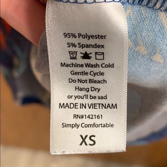 LuLaRoe XS Irma. Red, white, and blue B1 - Picture 5 of 5